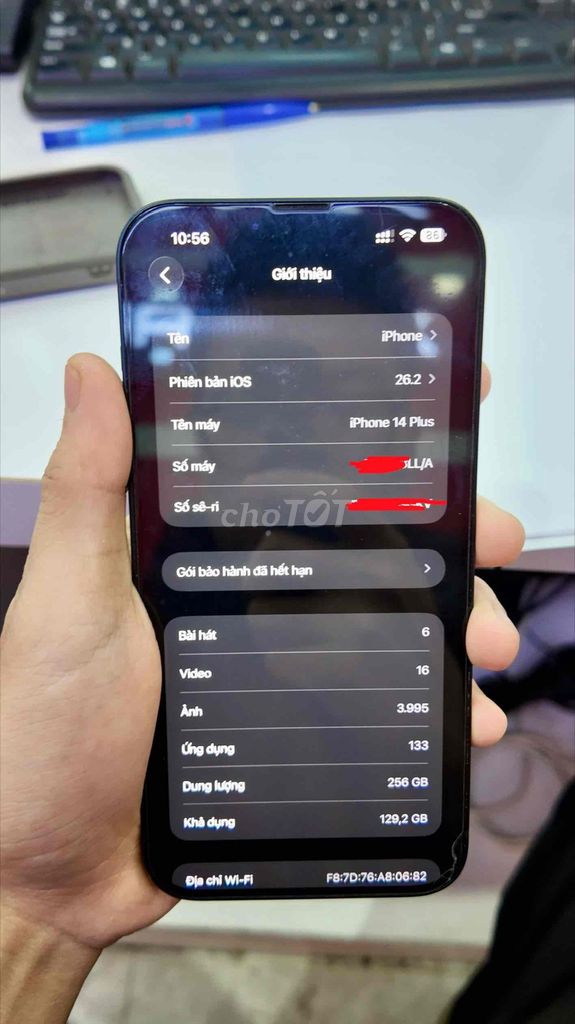 Apple iPhone 14 Plus 256GB LL/A. Mua bán Điện thoại tại Thành phố Thái Bình Thái Bình được đăng bởi Xuân Tùng hình 1