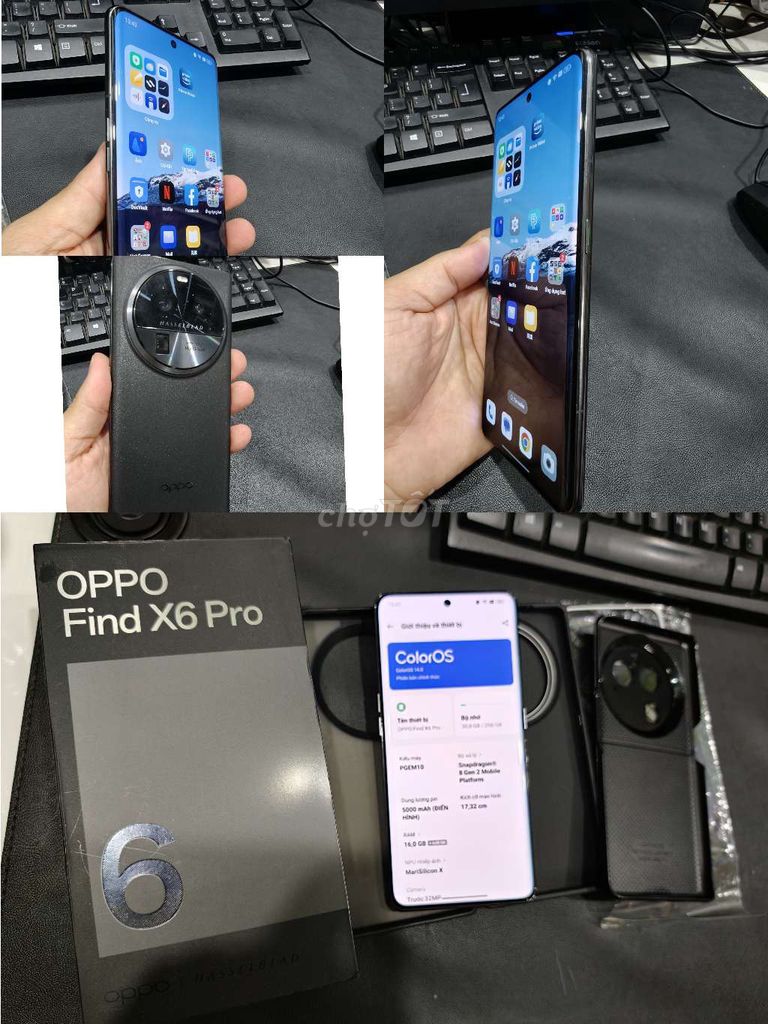 Oppo Find X6 Pro 16/256GB Đen. Mua bán Điện thoại tại Quận Long Biên Hà Nội được đăng bởi Hùng Nguyễn hình 1
