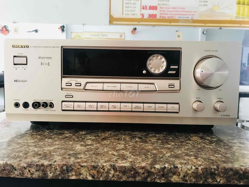 Amply Onkyo A-SV640 CS-290w chạy 10 sò than zin.. Mua bán Tivi, Âm thanh tại Quận 12 Tp Hồ Chí Minh được đăng bởi Thao Đặng hình 1