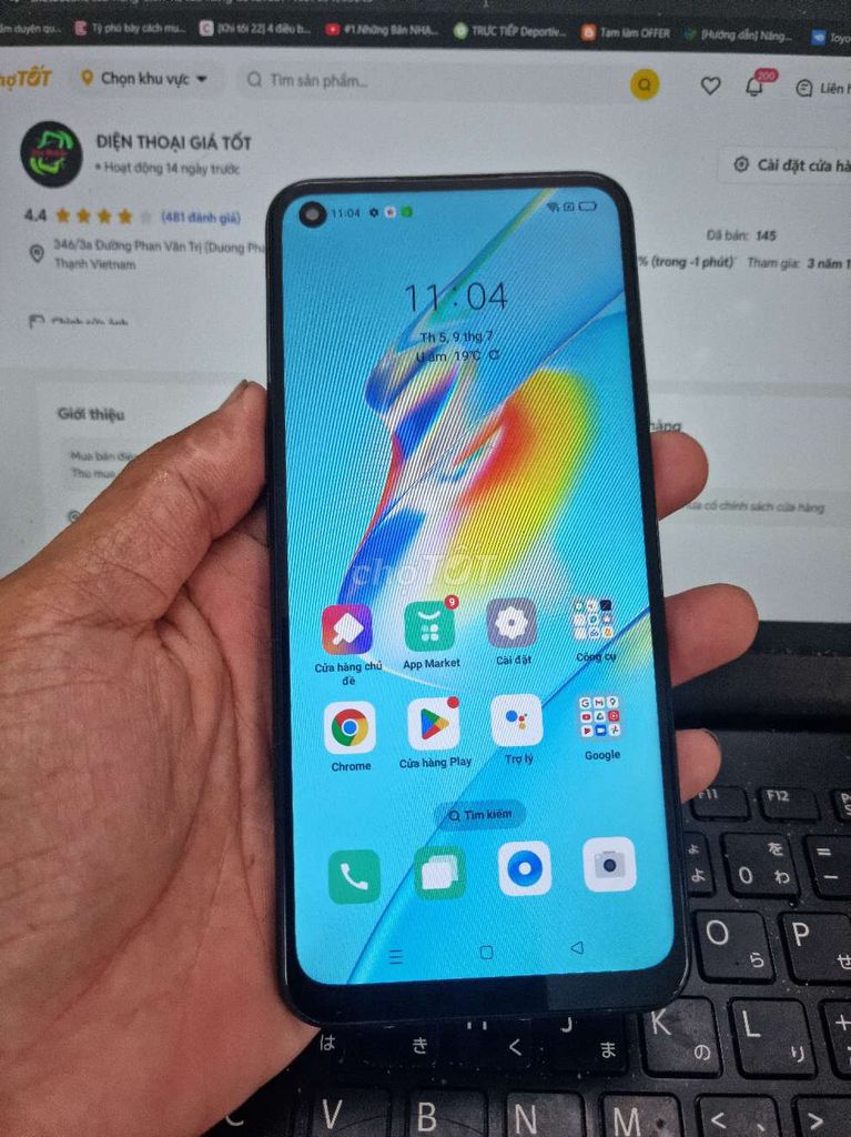 OPPO A54 4GB.128GB PIN 5000 ZIN FULL CHỨC NĂNG . Mua bán Điện thoại tại Quận Bình Thạnh Tp Hồ Chí Minh được đăng bởi Dân Mobile hình 1