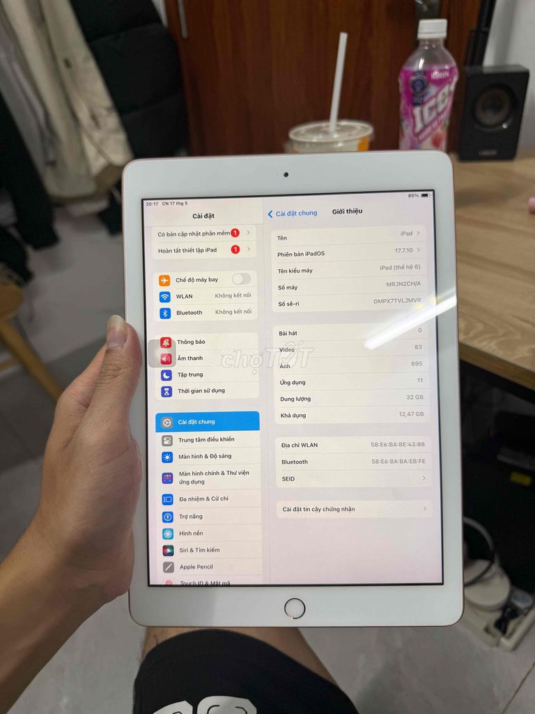 Apple iPad Gen 6 Vàng 32GB Wifi. Mua bán Máy tính bảng tại Thành phố Thủ Đức Tp Hồ Chí Minh được đăng bởi Trần Chí Thành hình 1