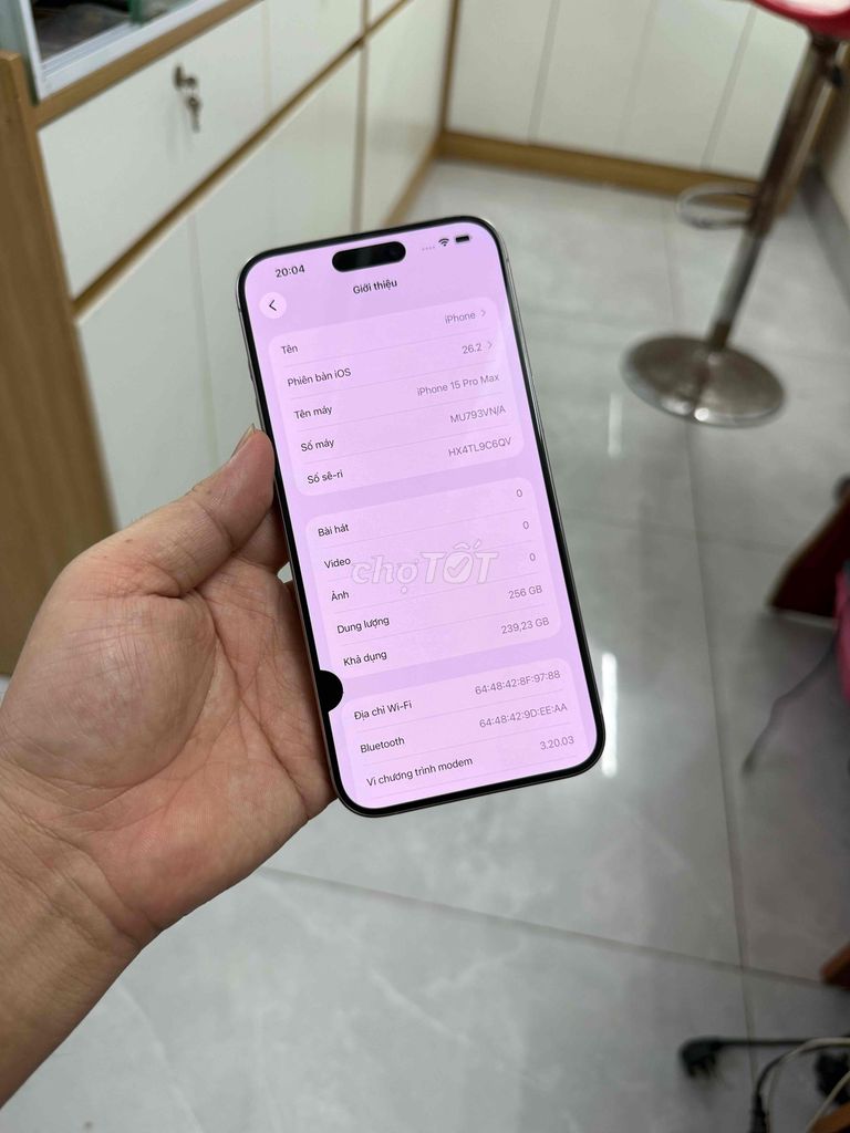 IPHONE 15PRO MAX 256G VN/A. Mua bán Điện thoại tại Huyện Bình Xuyên Vĩnh Phúc được đăng bởi Minh  hình 1