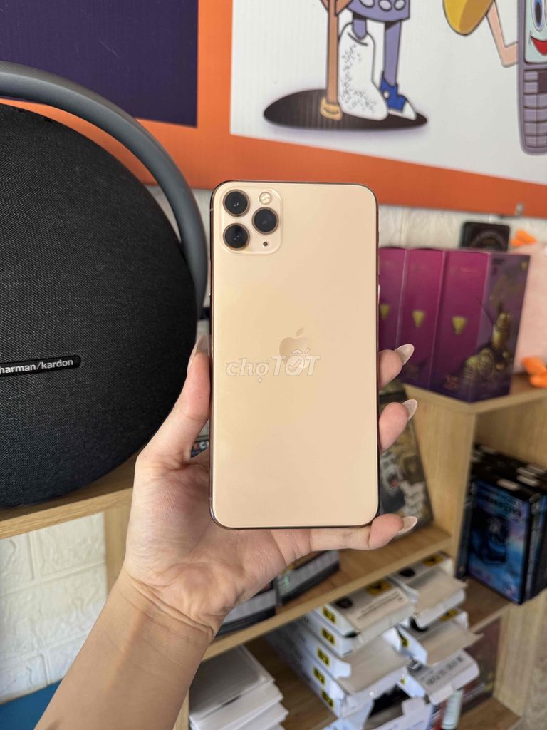 Iphone 11Promax 256GB Gold quốc tế Mỹ Pin 100 zina