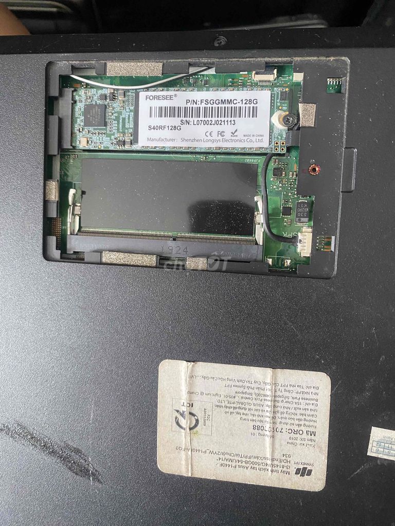 Ổ cứng SSD FORESEE FSGGMMC-128G. Mua bán Linh kiện (RAM, Card...) tại Quận 8 Tp Hồ Chí Minh được đăng bởi Phúc Nguyên hình 1