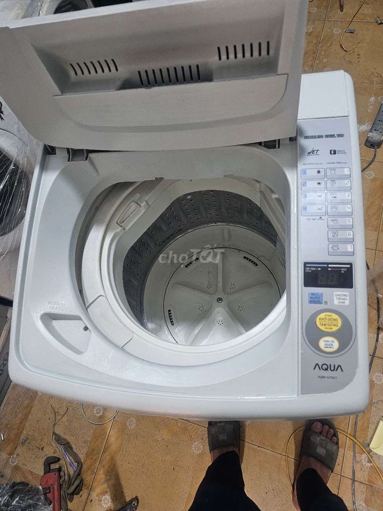 Máy giặt sanyo 8kg ,máy zin nguyên bản , bảo hành