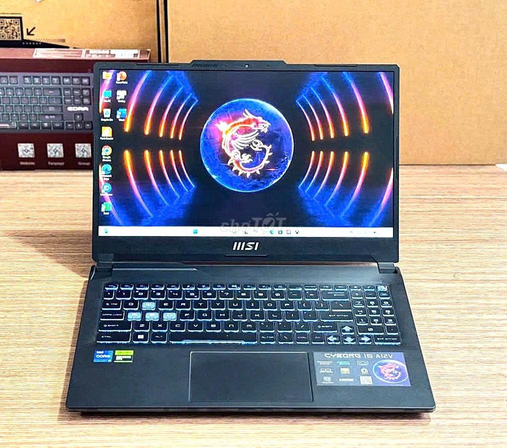 MSI Cyborg 15: i5-12450H/16G/RTX 4050 Mỏng Nhẹ. Mua bán Laptop tại Quận Hải Châu Đà Nẵng được đăng bởi TTCenter 484 NÚI THÀNH hình 1