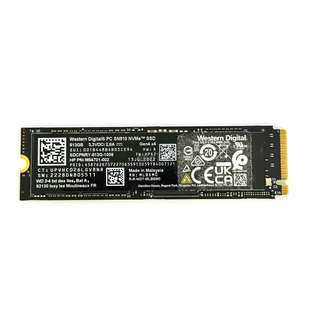 Ổ cứng M2 Nvme WD SN810 512GB gen 4