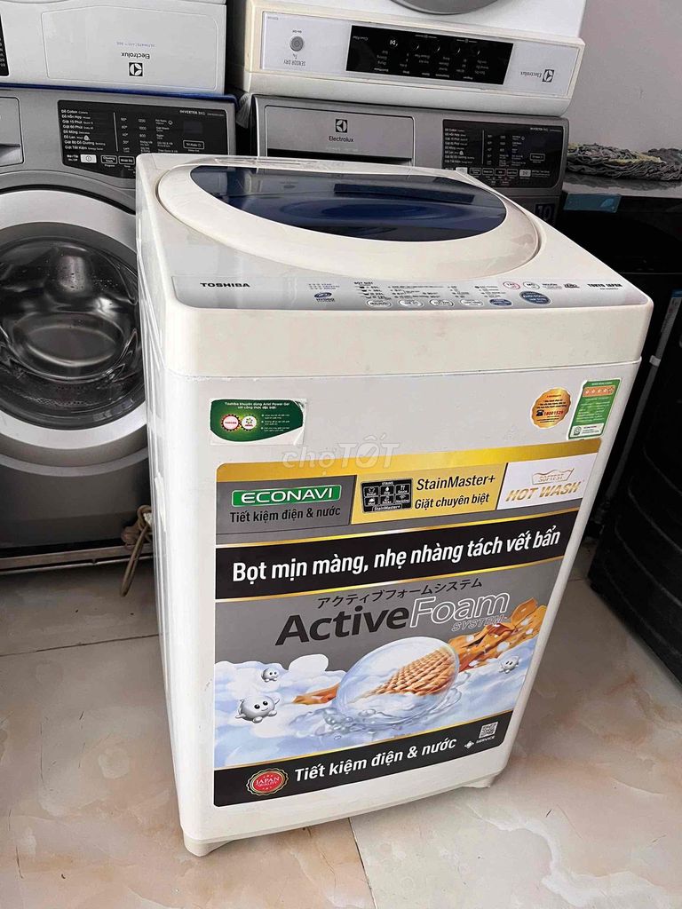Máy giặt Toshiba ActiveFoam Trắng 7kg. Mua bán Máy giặt tại Quận Tân Phú Tp Hồ Chí Minh được đăng bởi  ĐIỆN MÁY HOÀNG HUY hình 1
