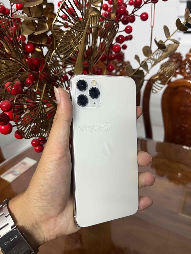 Apple iPhone 11 Pro Max 256GB Trắng. Mua bán Điện thoại tại Thị xã Kiến Tường Long An được đăng bởi sinnnn hình 1