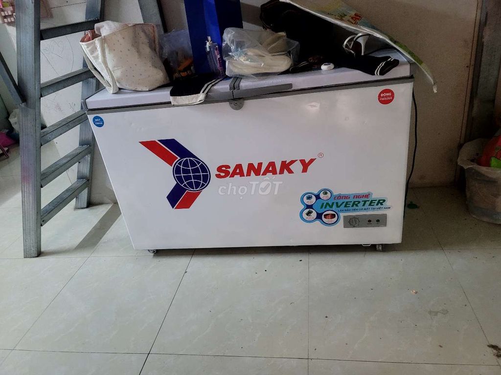 Tủ đông Sanaky Inverter 400 lít 2 ngăn Trắng. Mua bán Tủ lạnh tại Quận Tân Phú Tp Hồ Chí Minh được đăng bởi tuyết tuyết hình 1