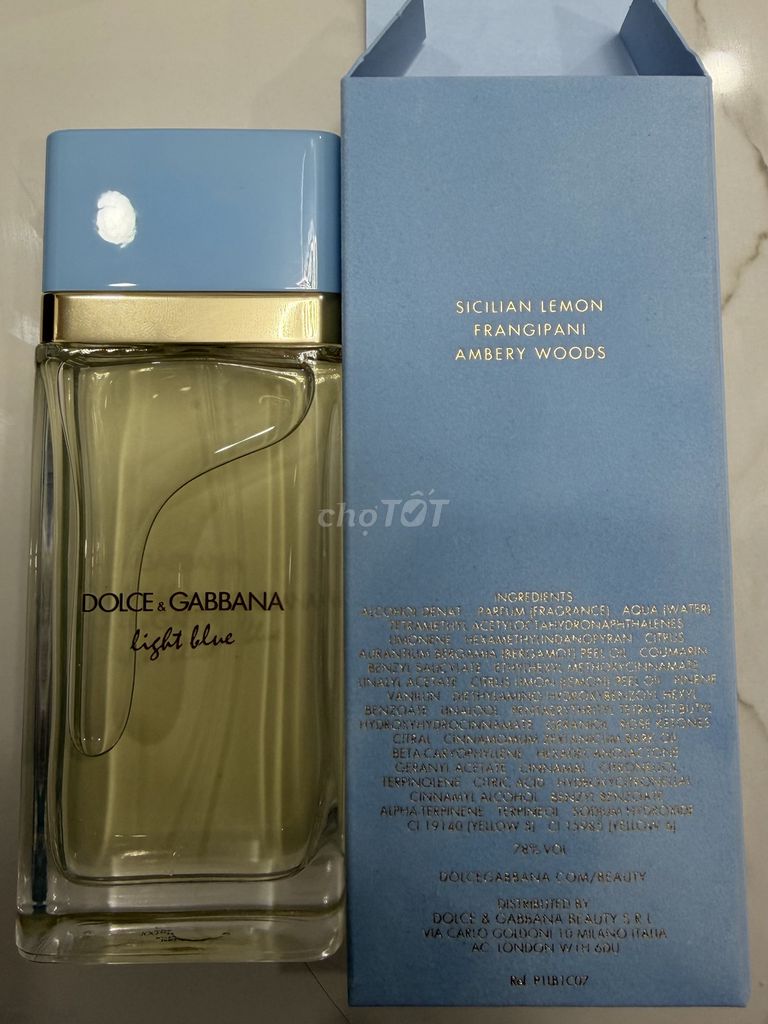 Nước hoa Dolce & Gabbana Light Blue Nữ. Mua bán Nước hoa tại Huyện Gia Lâm Hà Nội được đăng bởi Anastasiia hình 1