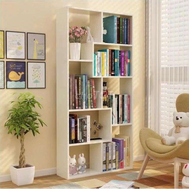 Kệ sách đa năng MDF. Mua bán Tủ, kệ gia đình tại Huyện Bình Chánh Tp Hồ Chí Minh được đăng bởi VIP Decor hình 1
