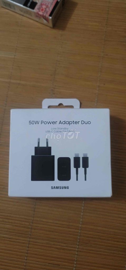 Củ sạc + cáp 50w hai cổng Samsung USB-C Đen. Mua bán Phụ kiện (Màn hình, Chuột...) tại Huyện Bình Xuyên Vĩnh Phúc được đăng bởi 0ng hình 1