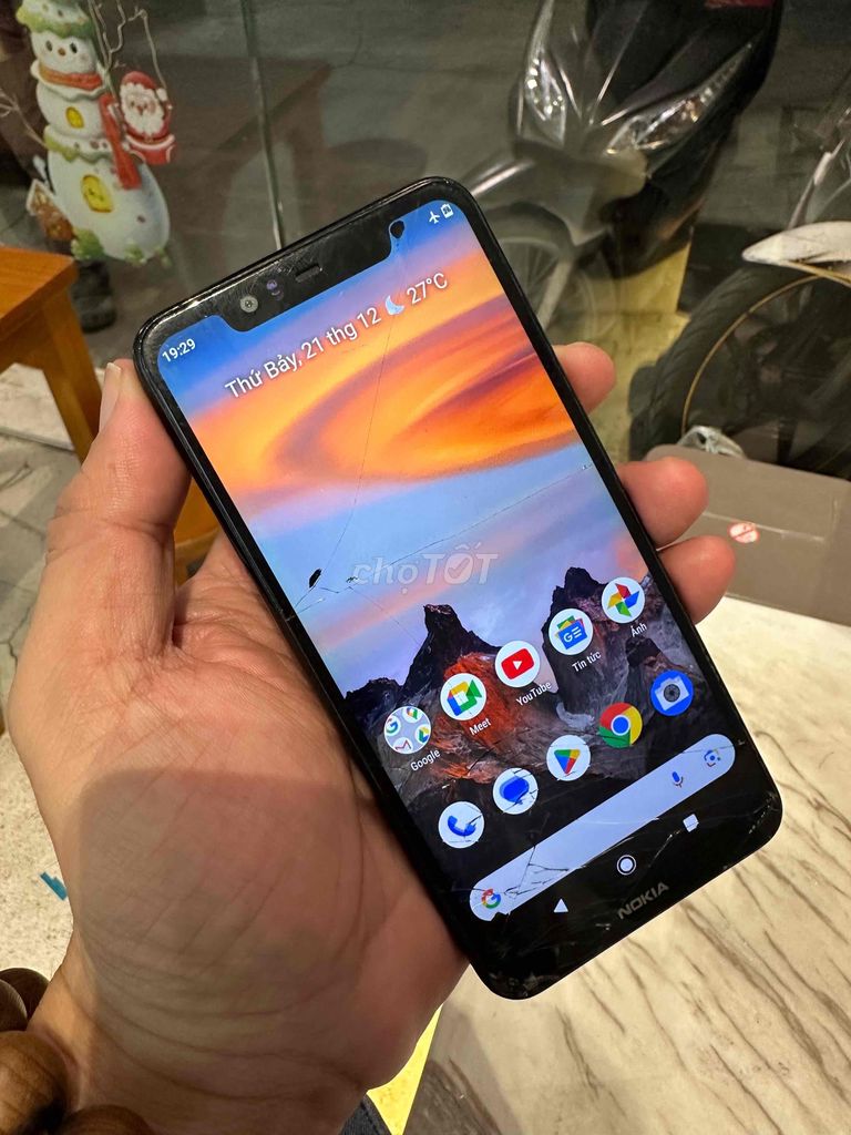 Nokia 5.1 Plus 3/32G chip P60 màn zin chữa cháy Ok