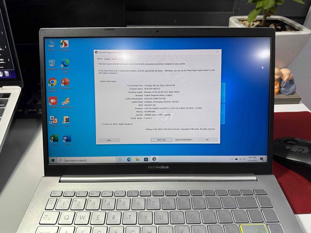 Asus A415E i5-1135G7 8GB/512GB Bạc. Mua bán Laptop tại Quận Gò Vấp Tp Hồ Chí Minh được đăng bởi KEN hình 1