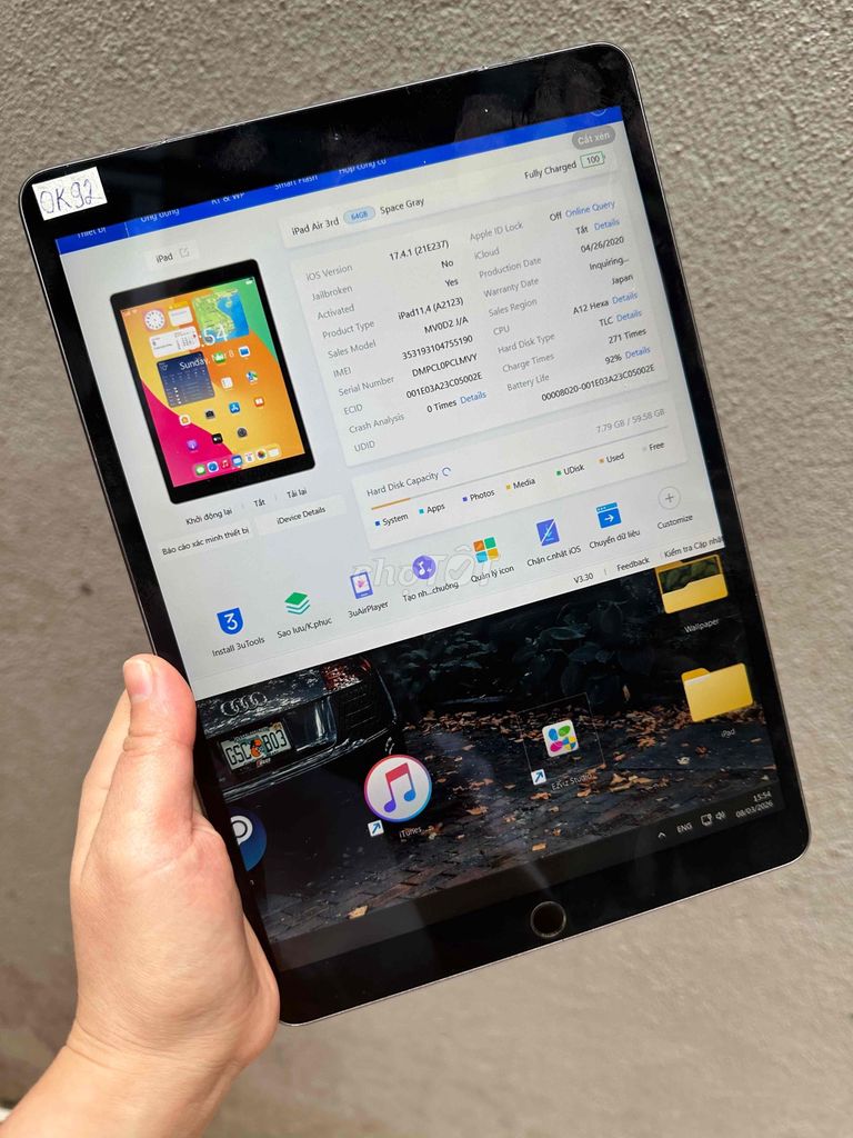 Apple iPad Air 3 10.5 inch 64GB 4G. Mua bán Máy tính bảng tại Quận Cầu Giấy Hà Nội được đăng bởi CACA IPAD STORE hình 1