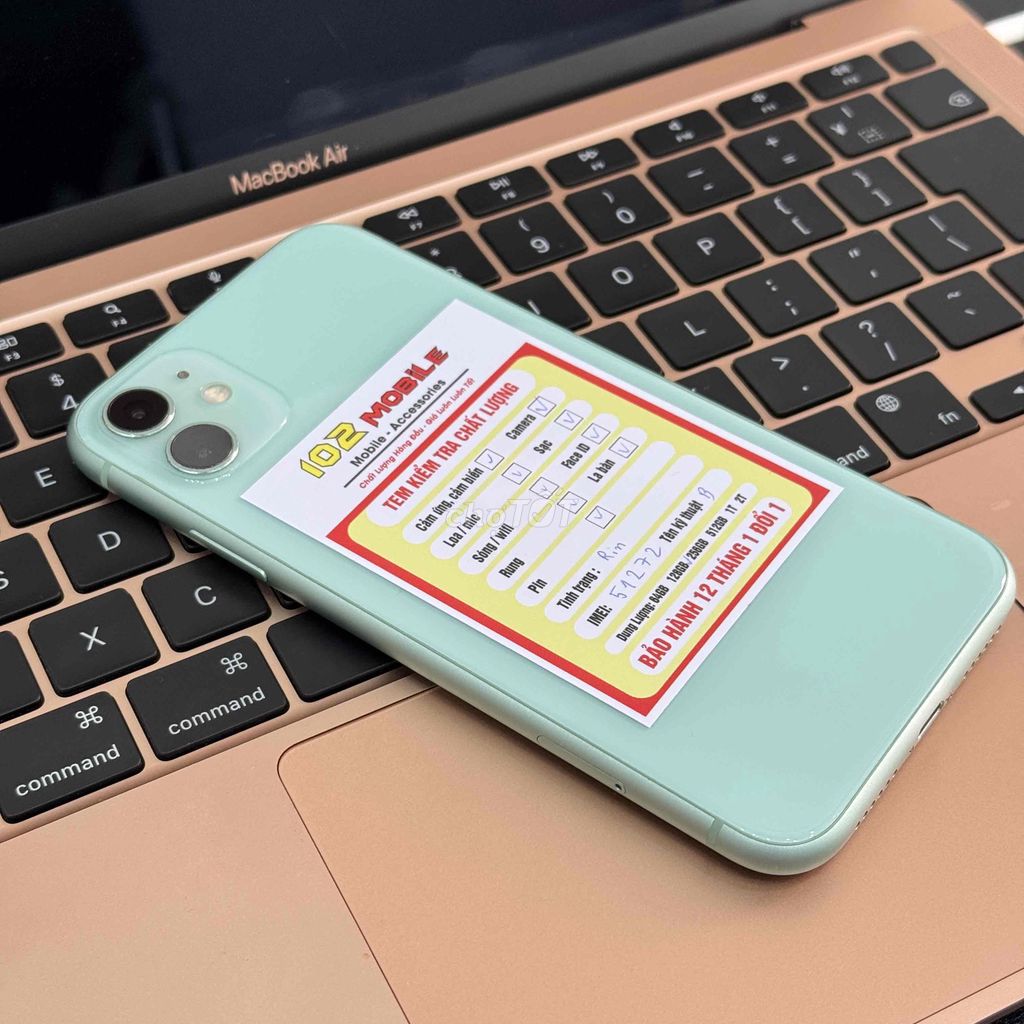 iPhone 11 128GB Xanh mint máy đẹp chuẩn zin. Mua bán Điện thoại tại Thành phố Buôn Ma Thuột Đắk Lắk được đăng bởi Nguyễn Hoàng hình 1
