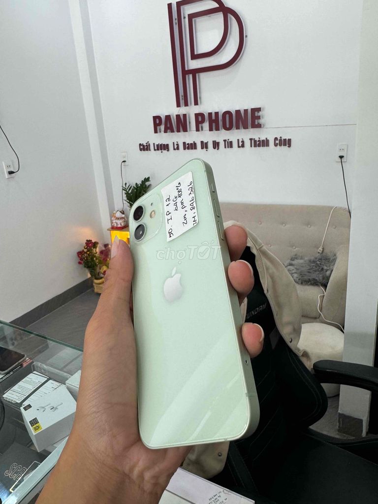 Apple iPhone 12 64GB Xanh lá. Mua bán Điện thoại tại Thành phố Huế Thừa Thiên Huế được đăng bởi Pan Phone hình 1