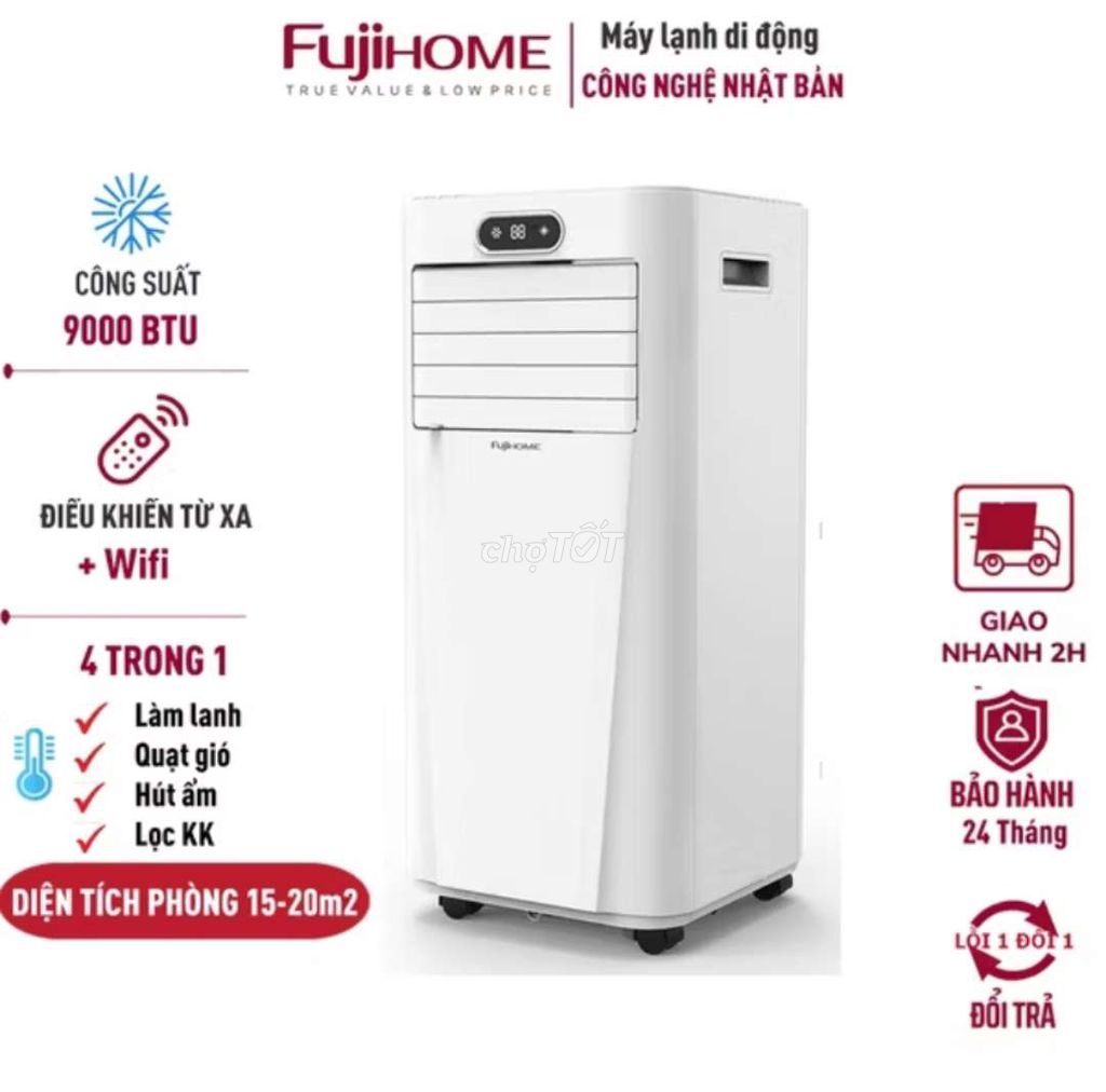 Dọn trọ cần bán lại máy lạnh di động FujiHome. Mua bán Máy lạnh, điều hoà tại Quận 12 Tp Hồ Chí Minh được đăng bởi Hoài Ân hình 1