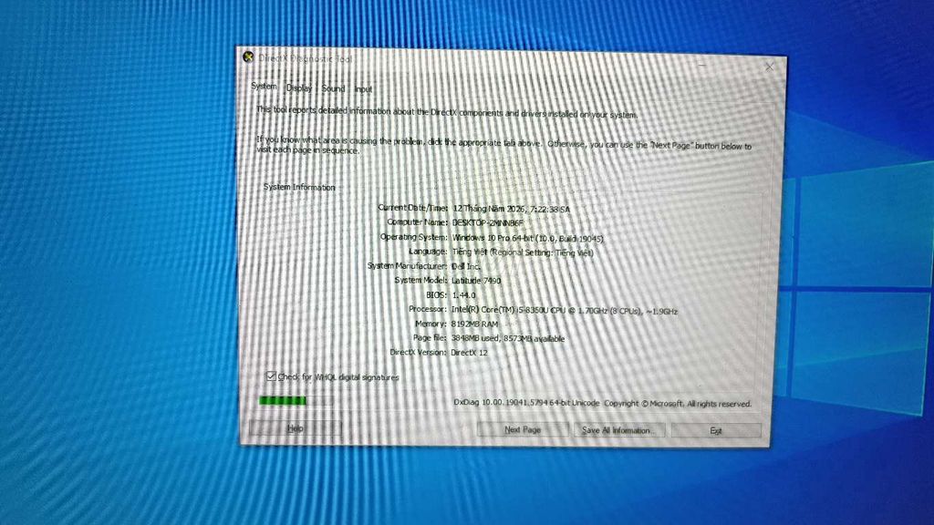 Dell Latitude 7490 i5 Gen 8 8GB/128GB pin mới thay. Mua bán Laptop tại Huyện Ân Thi Hưng Yên được đăng bởi Trần Đình Huy hình 1