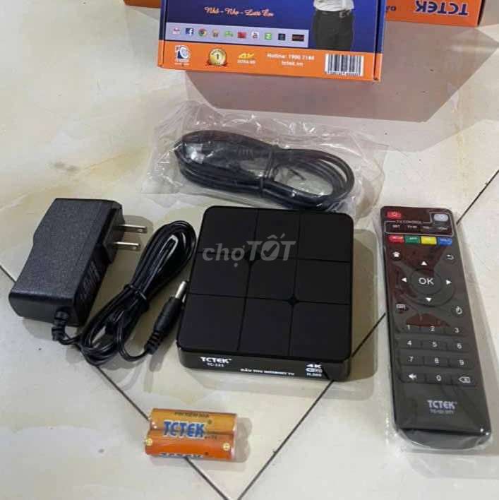 Đầu Android TV Tivi Box TCTEK RK3229 Đen. Mua bán Phụ kiện (Màn hình, Chuột...) tại Thành phố Thủ Dầu Một Bình Dương được đăng bởi Phước Bình Dương hình 1