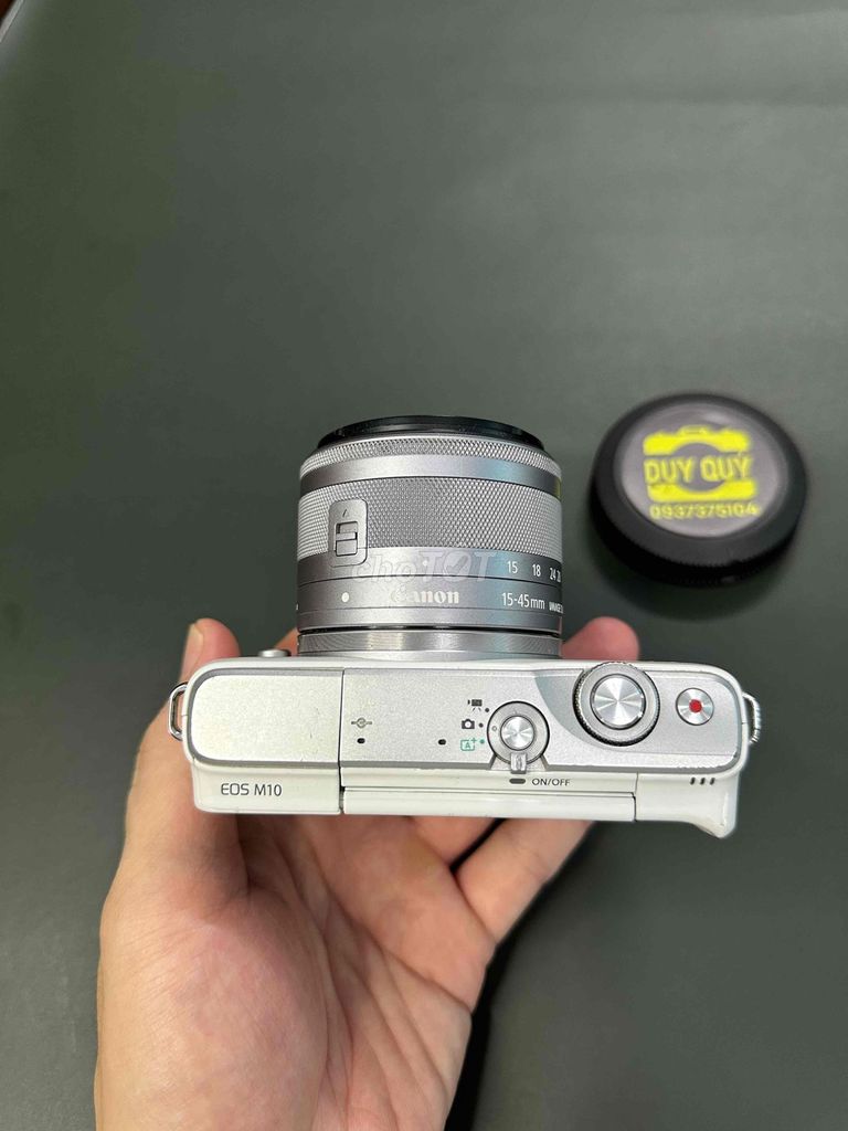 Máy ảnh Canon M10 Trắng. Mua bán Máy ảnh, Máy quay tại Quận Bình Tân Tp Hồ Chí Minh được đăng bởi Phạm Phú Duy hình 1