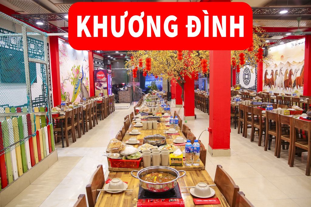 Sang Nhượng Nhà hàng địa chỉ 440 Khương Đình- Thanh Xuân - Hà Nội