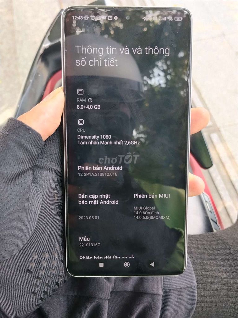 Xiaomi Redmi Note 12 Pro 5G 256GB Trắng. Mua bán Điện thoại tại Thành phố Thủ Đức Tp Hồ Chí Minh được đăng bởi Phan phú thông hình 1