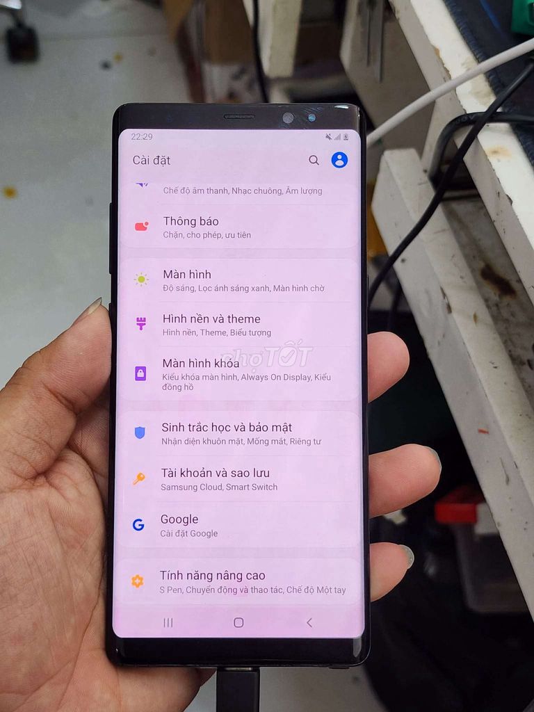 Samsung Note 8 Đen Đã sử dụng. Mua bán Điện thoại tại Quận Bình Tân Tp Hồ Chí Minh được đăng bởi Nguyễn Thanh hình 1