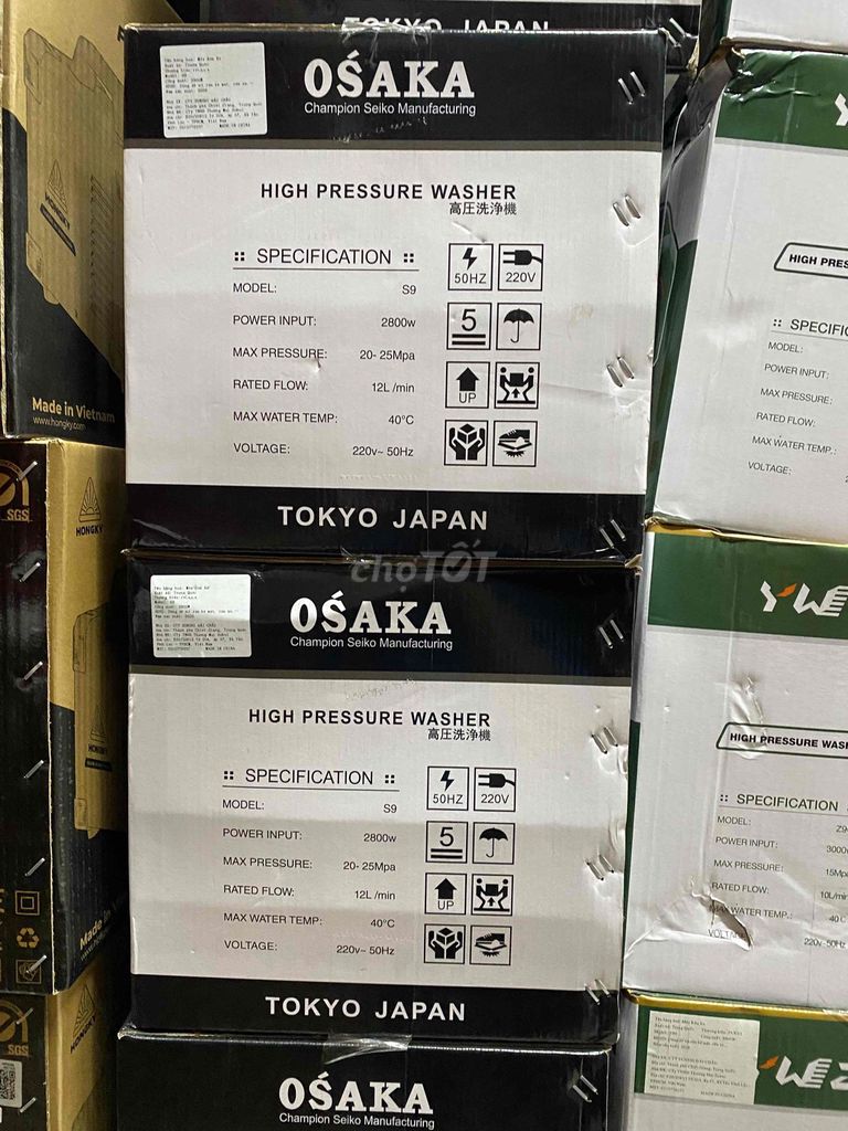 Máy rửa xe Osaka S9 xã kho gấp. Mua bán Đồ chuyên dụng, Giống nuôi trồng tại Thành phố Thủ Đức Tp Hồ Chí Minh được đăng bởi Máy Móc Nam Bình Dương hình 1
