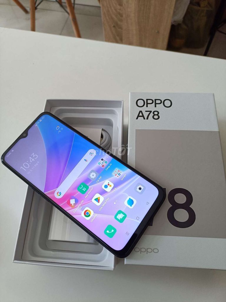 Oppo A78 5G 6/128GB Đen. Mua bán Điện thoại tại Quận Tân Bình Tp Hồ Chí Minh được đăng bởi Miu Shop hình 1