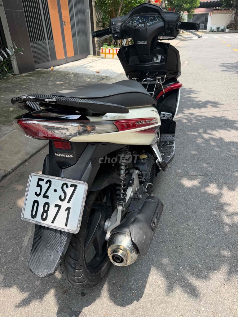 Honda Air Blade 2008 черно-бело-красный
