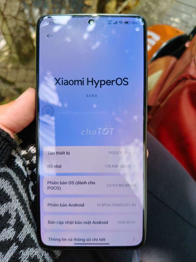 Xiaomi POCO X7 Pro 256GB Như mới. Mua bán Điện thoại tại Quận Bình Tân Tp Hồ Chí Minh được đăng bởi Tấn Tài hình 1