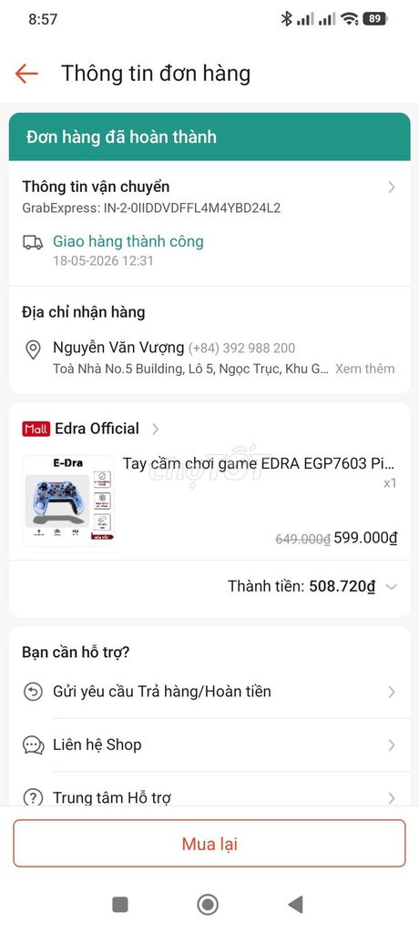 Tay cầm chơi game EDRA EGP7603. Mua bán Thiết bị chơi game tại Quận Nam Từ Liêm Hà Nội được đăng bởi Nguyễn Phúc Vương hình 1