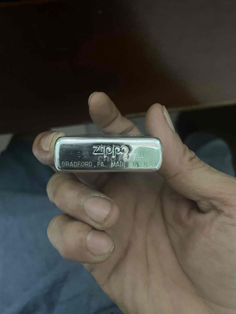 Bật lửa Zippo Kim loại Bạc 1993. Mua bán Đồ sưu tầm, đồ cổ tại Thị xã Tân Uyên Bình Dương được đăng bởi Huynhtan hình 1