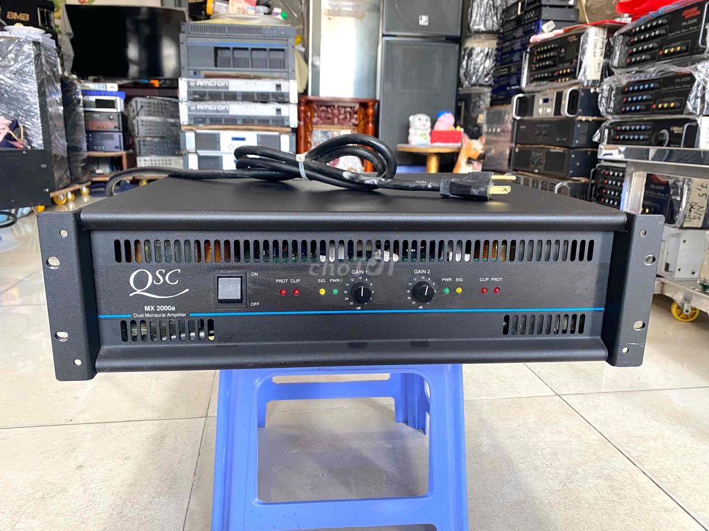 đẩy QSC MX 2000a, made in USA, điện 120v. Mua bán Tivi, Âm thanh tại Thành phố Thủ Đức Tp Hồ Chí Minh được đăng bởi CHE NGUYEN hình 1
