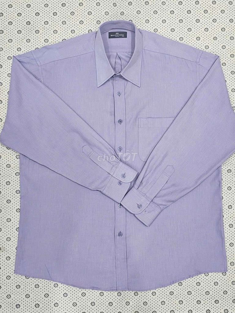 Áo sơ mi nam BALENCIAGA Lụa cao cấp Khoai môn nhạt. Mua bán Quần áo tại Thành phố Thủ Đức Tp Hồ Chí Minh được đăng bởi Shop khoa nguyễn si tuyển  hình 1