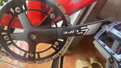 đùi xe fixed gear + trục giữa theo xe. Mua bán Phụ tùng xe tại Huyện Hải Hậu Nam Định được đăng bởi Bùi Hậu