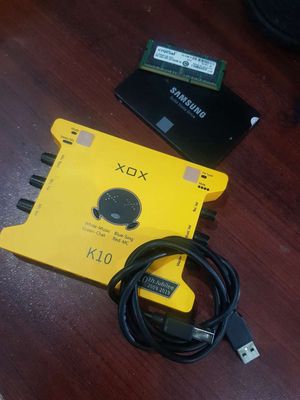 Sound card, Ram laptop, ổ cứng ssd. Mua bán Linh kiện (RAM, Card...) tại Quận Phú Nhuận Tp Hồ Chí Minh được đăng bởi Anh ba