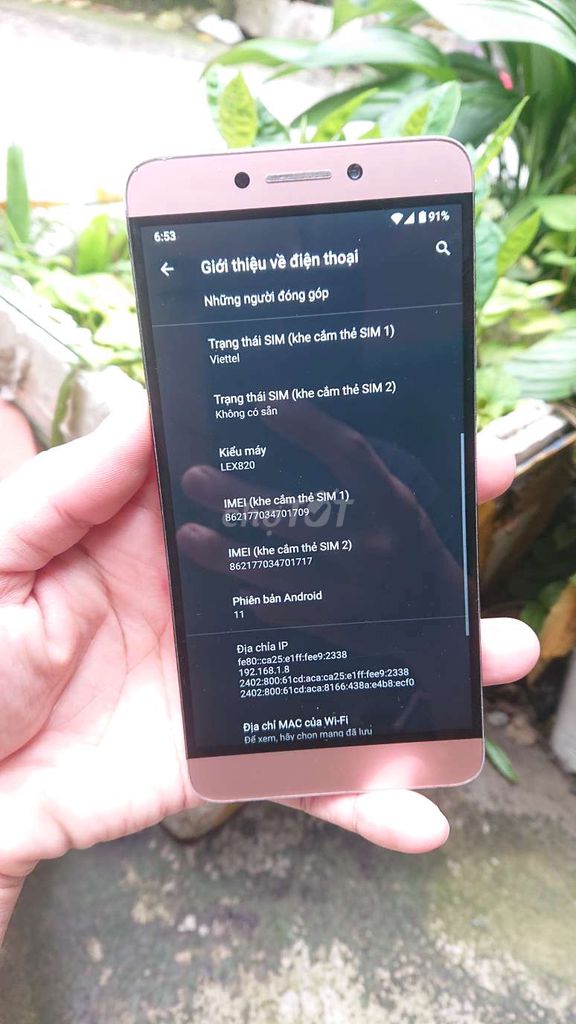 LeEco Lex820 4GB/32GB Hồng. Mua bán Điện thoại tại Huyện Đông Anh Hà Nội được đăng bởi Nguyễn Thanh Phúc hình 1