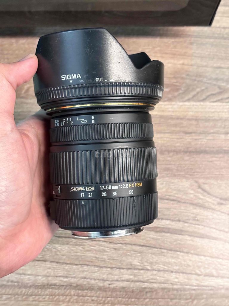 Ống kính Sigma 17-50mm f/2.8 EX HSM Canon. Mua bán Máy ảnh, Máy quay tại Quận Tân Phú Tp Hồ Chí Minh được đăng bởi Thinh So To hình 1
