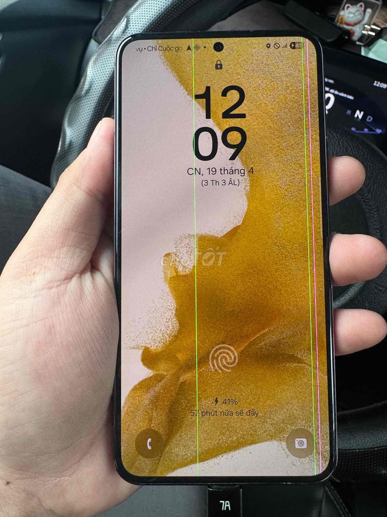 Samsung S22 8GB/128GB Đen có sọc màn hình. Mua bán Điện thoại tại Thành phố Biên Hòa Đồng Nai được đăng bởi phúc thành hình 1
