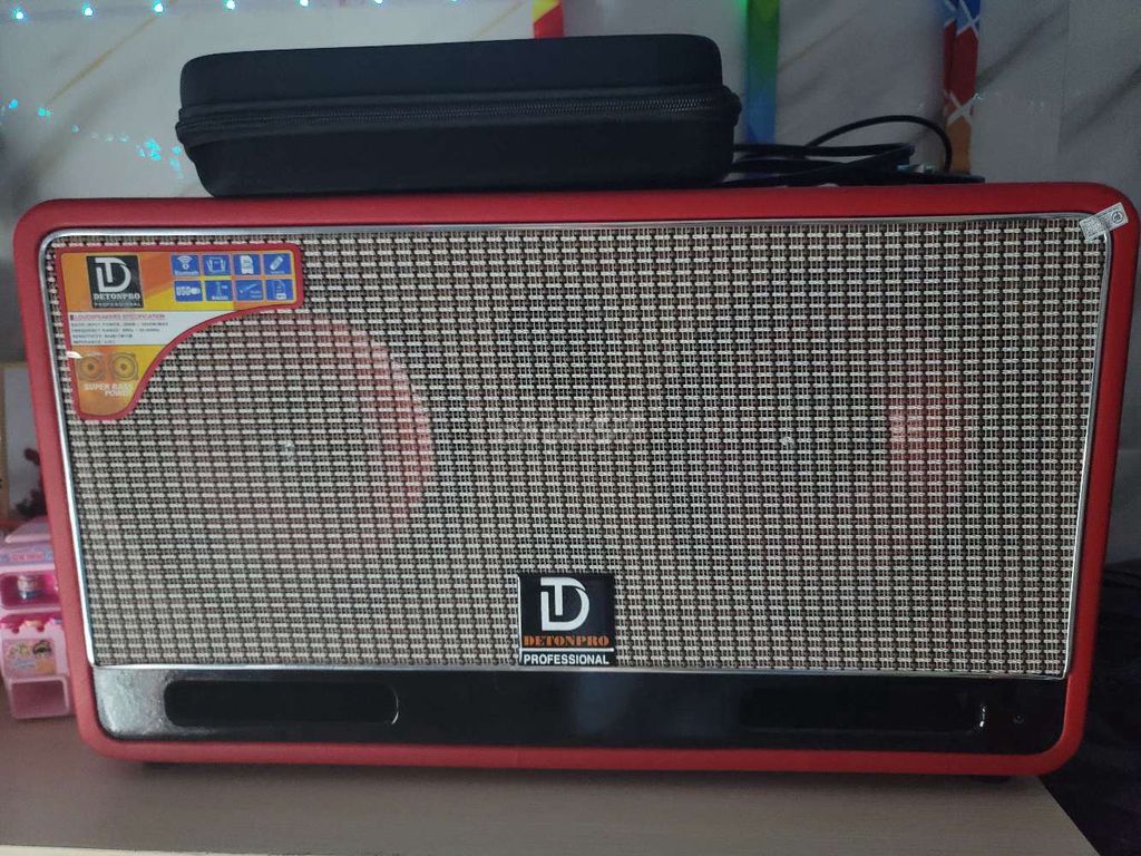 Loa Detonpro Đỏ Mới. Mua bán Tivi, Âm thanh tại Quận 8 Tp Hồ Chí Minh được đăng bởi Thanh Hải hình 1