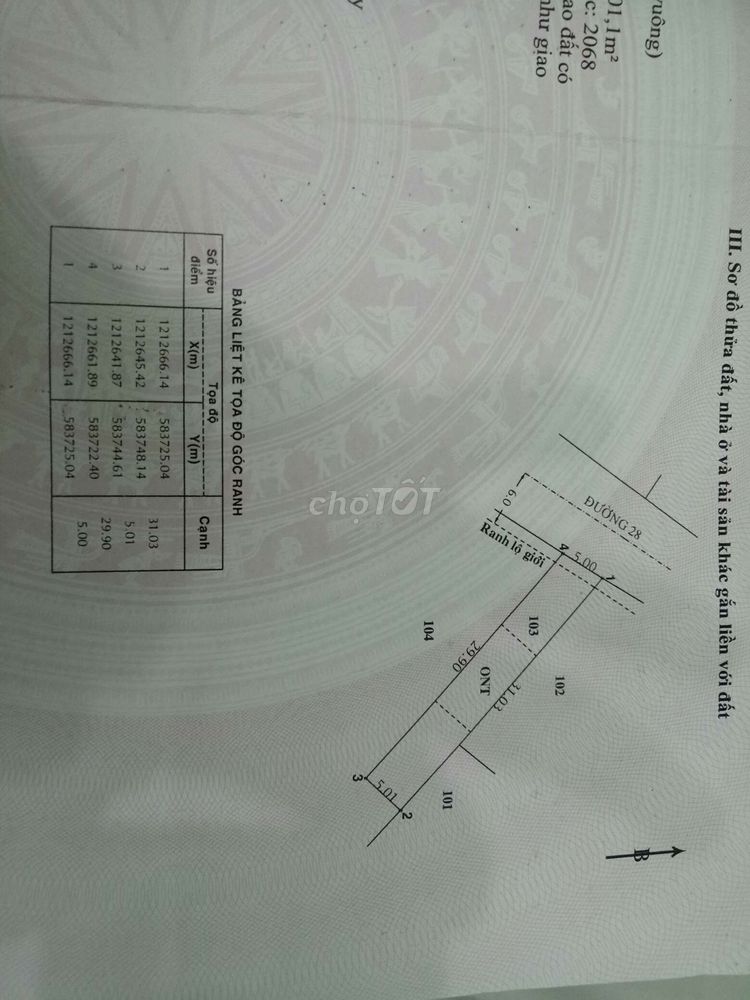 0867688417 - Đất hương lộ 2 Củ Chi 151m2(5x30)₫ường số28