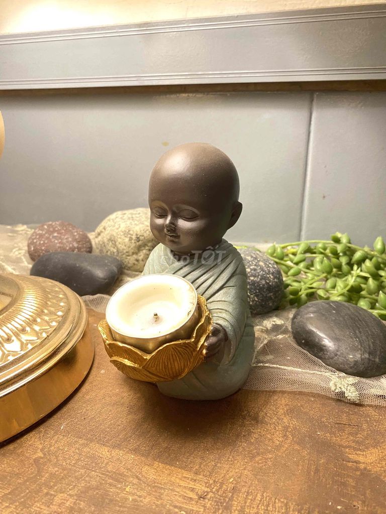 Tượng chú tiểu Gốm Lớn Nâu Xám. Mua bán Đồ sưu tầm, đồ cổ tại Quận Bình Tân Tp Hồ Chí Minh được đăng bởi Tin Còn Hàng Còn hình 1