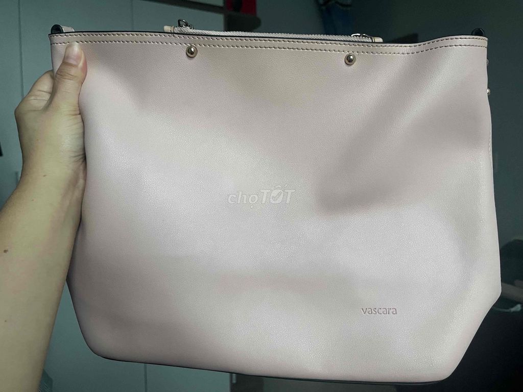 Túi Tote Vascara Nữ Da Hồng nhạt. Mua bán Túi xách tại Quận 12 Tp Hồ Chí Minh được đăng bởi 2hand luxury hình 1