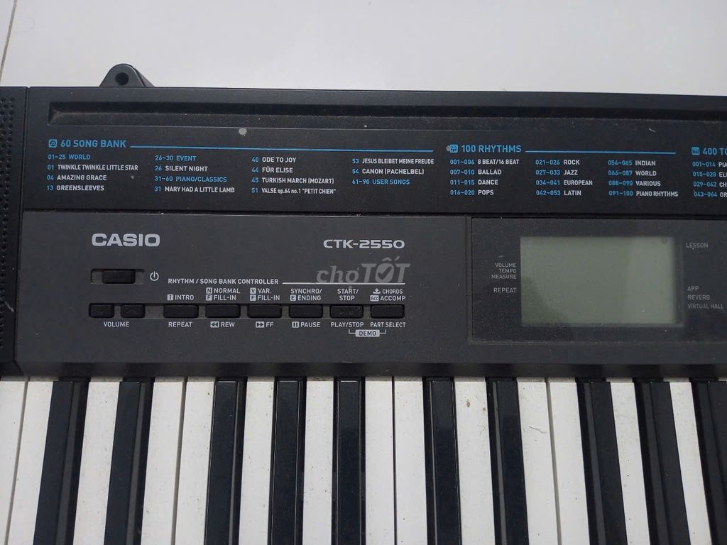 Keybroad Casio CTK-2550 không đàn cần pass