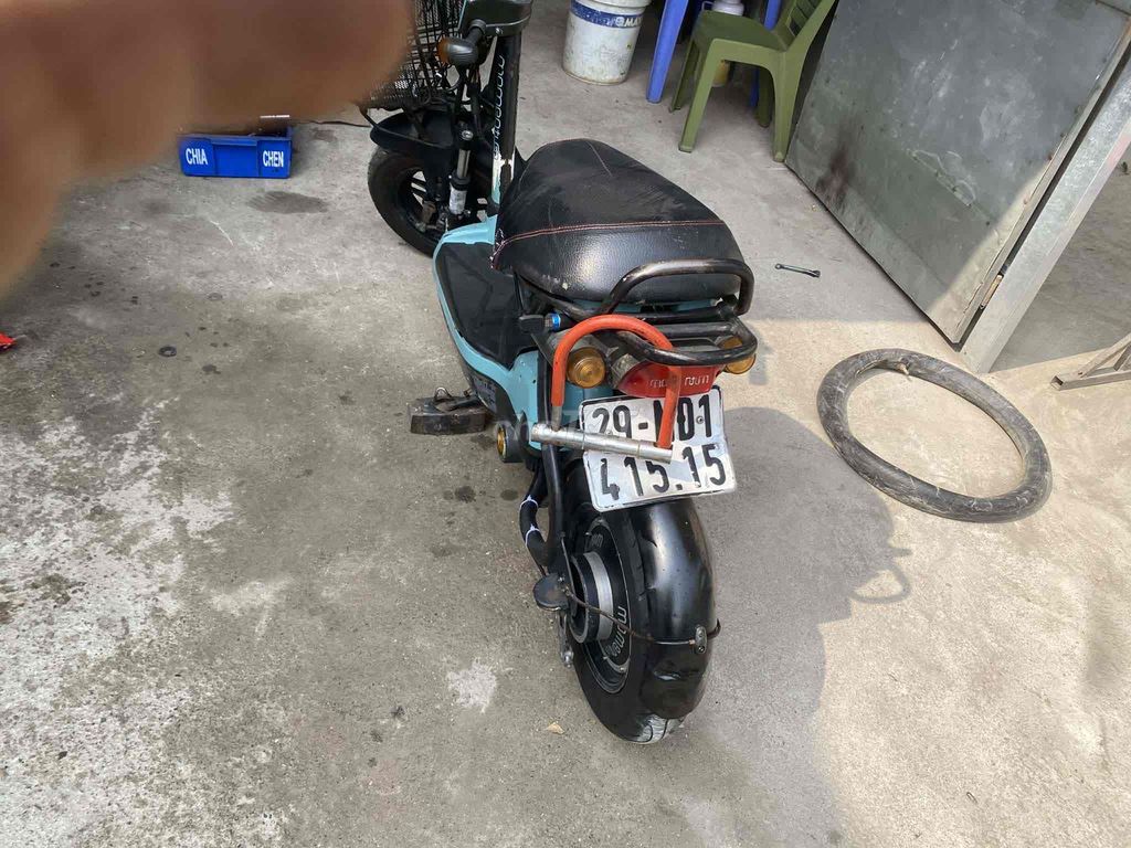 Xe đạp điện Xanh dương đã sử dụng. Mua bán Xe điện tại Quận Hai Bà Trưng Hà Nội được đăng bởi Nguyên Văn Công hình 3