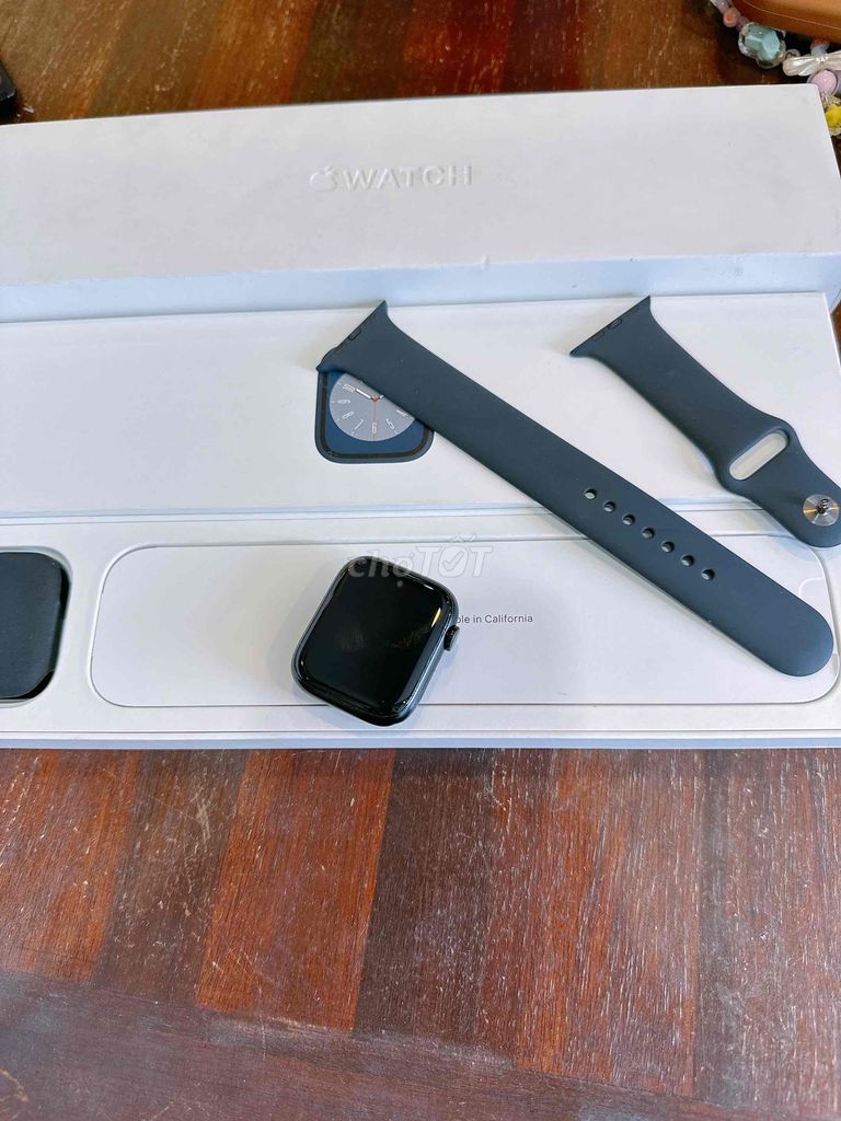 apple watch s8-45mm đen pin 99% fulbox máy đẹp