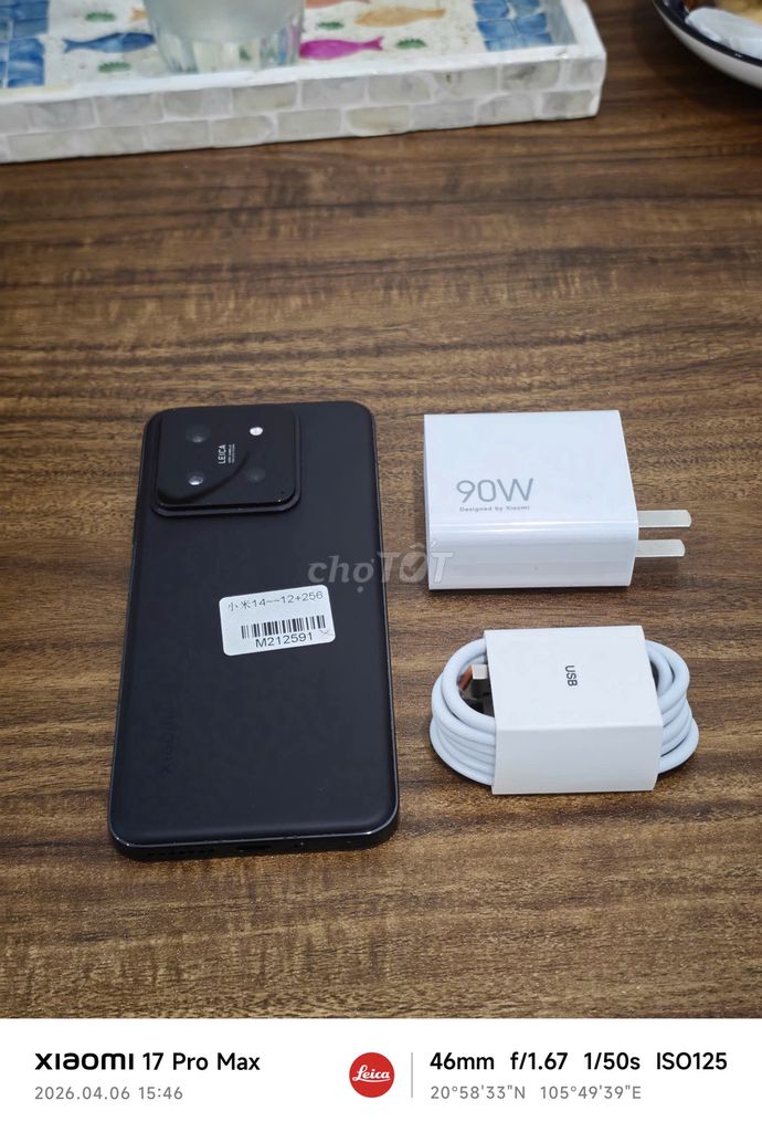 Xiaomi Mi 14 12/256 Đen Quốc Tế sạc90w có ship COD. Mua bán Điện thoại tại Quận Hoàng Mai Hà Nội được đăng bởi Trần Ngọc Hiếu hình 1